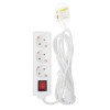 Удлинитель 3х1.5м с заземл. 16А IP20 У03К 2P+PE 250В ПВС 3х1 с выкл. IEK WYP10-16-03-01-ZK-17