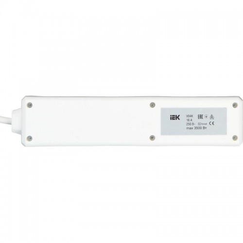 Удлинитель 4х5м с заземл. 16А IP20 У04К 2P+PE 250В 3х1 с выкл. IEK WYP10-16-04-05-ZK-N