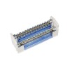 Шина на DIN-рейку в корпусе (кросс-модуль) ШНК 2х15 L+PEN IEK YND10-2-15-125