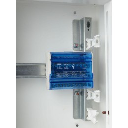 Шина на DIN-рейку в корпусе (кросс-модуль) ШНК 4х11 3L+PEN IEK YND10-4-11-125