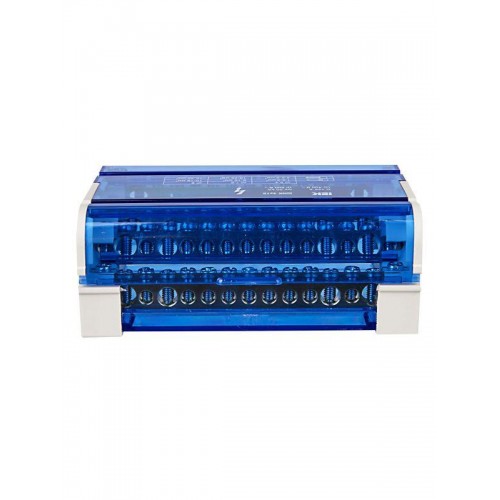 Шина на DIN-рейку в корпусе (кросс-модуль) ШНК 4х15 3L+PEN IEK YND10-4-15-125