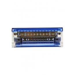 Шина на DIN-рейку в корпусе (кросс-модуль) ШНК 4х15 3L+PEN IEK YND10-4-15-125