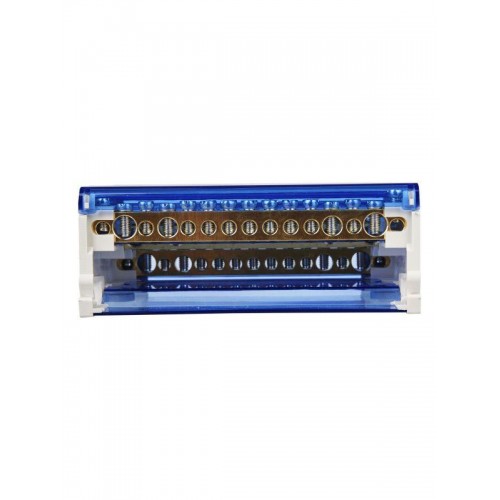 Шина на DIN-рейку в корпусе (кросс-модуль) ШНК 4х15 3L+PEN IEK YND10-4-15-125