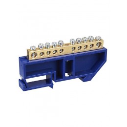 Шина нулевая на DIN-изол. ШНИ-6х9-10-Д-С IEK YNN10-69-10D-K07