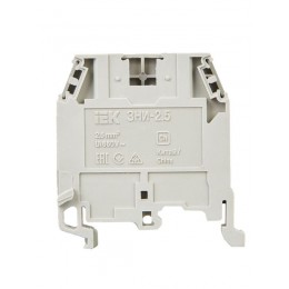 Зажим наборный ЗНИ-2.5кв.мм (JXB24А) сер. IEK YZN10-002-K03