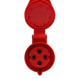 Розетка кабельная 224 32А 380AC 3P+PE 6ч IP44 КЭАЗ 222752