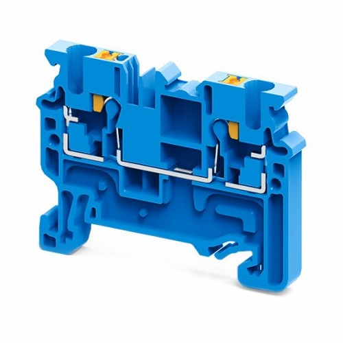 Клемма проходная push-in OptiClip CP-2.5-I-BU-24А (0.2-2.5) син. КЭАЗ 331839