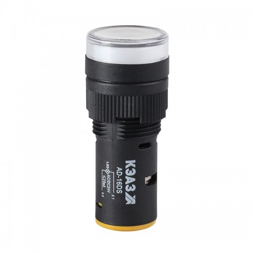 Лампа AD16DS(LED) матрица D16мм бел. 24В AC/DC КЭАЗ 357843