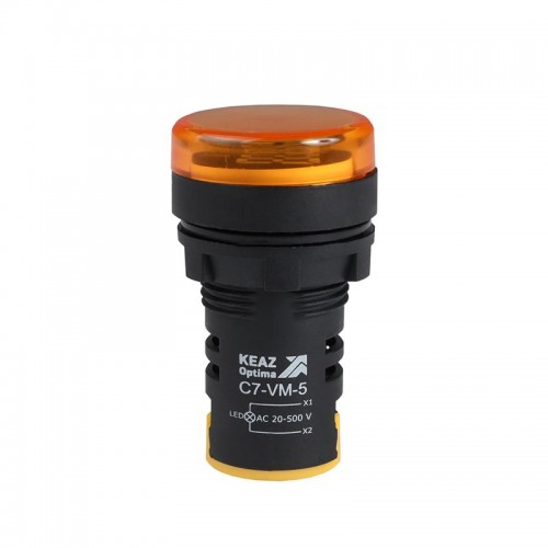 Индикатор напряжения OptiSignal Compact D22 С7-VM-5 желт. 20-500В AC AD22VM КЭАЗ 362190
