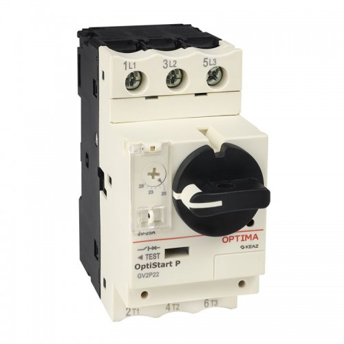 Выключатель автоматический OptiStart P GV2P06 с уставкой расцепителя 1-1.6А КЭАЗ 372904