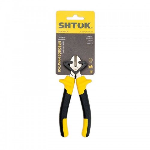 Кусачки боковые 1000В 160мм (08104) SHTOK 376274