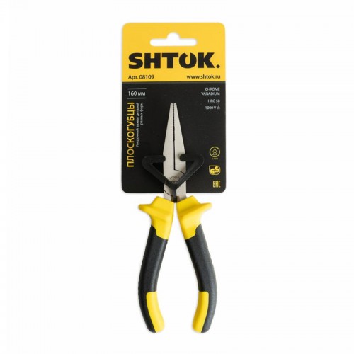 Плоскогубцы 1000В 160мм (08109) SHTOK 376279