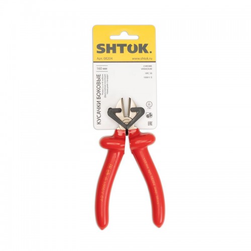 Кусачки боковые диэлектрические 1000В 160мм (08204) SHTOK 376290