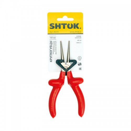 Круглогубцы диэлектрические 1000В 160мм (08205) SHTOK 376291