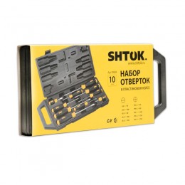 Набор отверток кейс (10 предметов) (09904) SHTOK 376359
