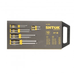 Набор отверток кейс (10 предметов) (09904) SHTOK 376359
