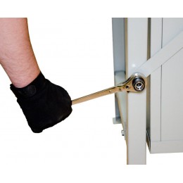 Ключ накидной трещоточный 8х10х12х13х14х17х19х21мм реверсивный (23712) SHTOK 376582