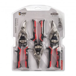 Набор ножниц по металлу НМА-250 LSR ПРОФИ КВТ 104582