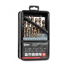 Набор сверл по металлу НСС-25К ПРОФИ КВТ 106206