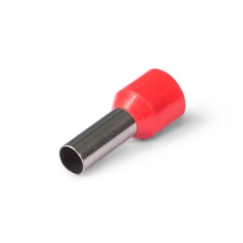 Наконечник штыревой втулочный изолированный НШВИ 10–12 (уп.100шт) КВТ 108915