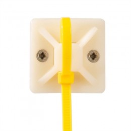 Площадка монтажная ПМС 30х30 бел. (уп.100шт) Fortisflex 49446