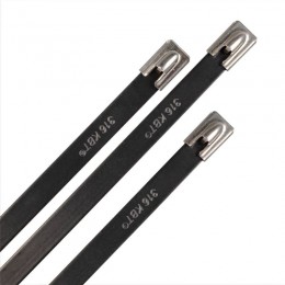 Хомут кабельный СКС-П (316) 4.6х150 стальной с покрытием (уп.100шт) Fortisflex 74888