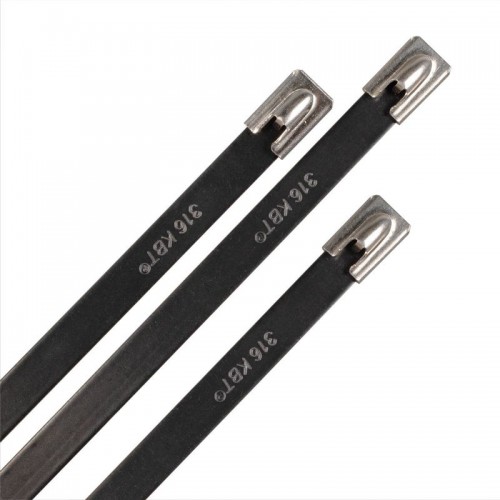 Хомут кабельный СКС-П (316) 4.6х150 стальной с покрытием (уп.100шт) Fortisflex 74888