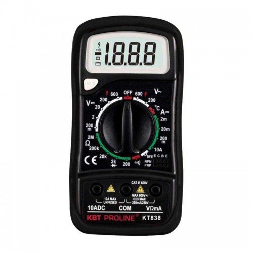 Мультиметр цифровой KT 838 