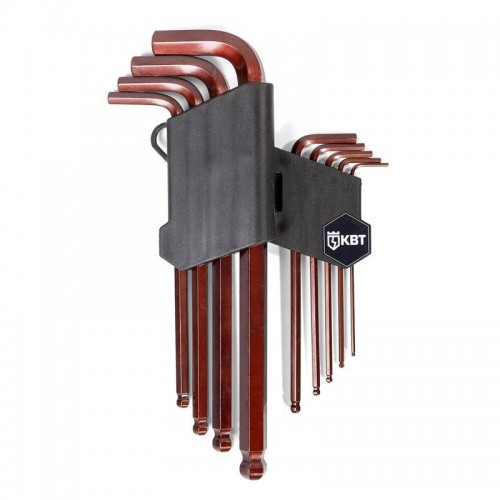 Набор шестигранных ключей с шаром КШ-9s КВТ 82177