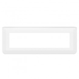 Рамка 8мод. Mosaic бел. Leg 078818L