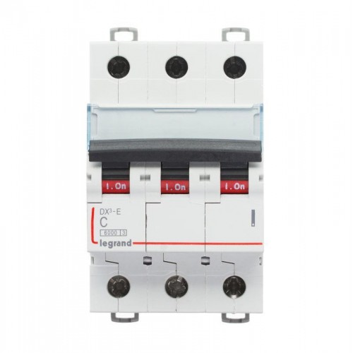Выключатель автоматический модульный 3п C 16А 6кА DX3-E 6000 3мод. 230/400В Leg 407291
