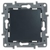 Переключатель 1-кл. СП Etika Plus 10А IP20 10AX авт. зажимы механизм антрацит Leg 672611