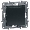 Переключатель 1-кл. СП Etika Plus 10А IP20 10AX авт. зажимы механизм антрацит Leg 672611