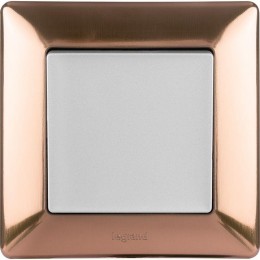 Выключатель 1-кл. СП Valena Life 10А IP20 250В 10AX с лицев. панелью безвинтов. зажимы механизм алюм. Leg 752601