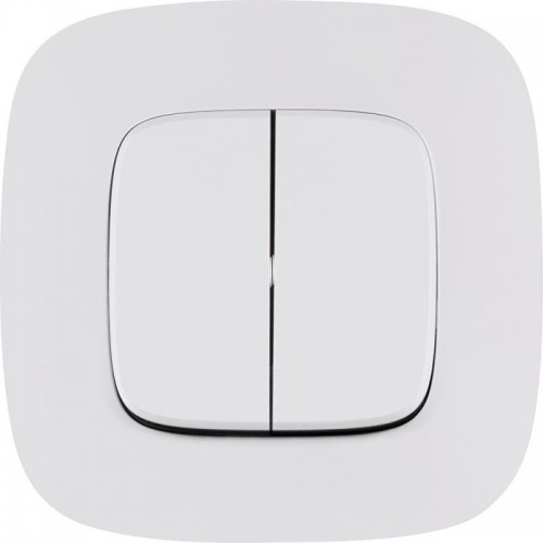 Выключатель 2-кл. СП Valena Allure 10А IP20 250В с лицев. панелью безвинтов. зажимы механизм бел. Leg 752705