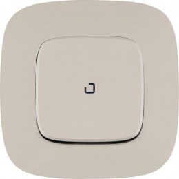 Переключатель 1-кл. СП Valena Allure 10А IP20 250В 10AX с подсветкой с лицев. панелью безвинтов. зажимы механизм сл. кость Leg 752826