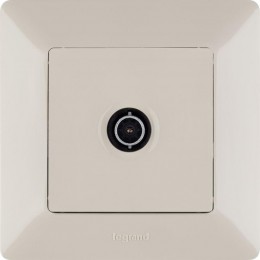 Розетка телевизионная TV 1-м Valena Life 0-2400МГц с топологией 