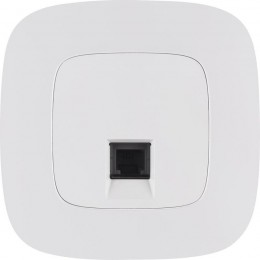 Розетка телефонная 1-м Valena Allure RJ11 с лицев. панелью механизм бел. Leg 753738