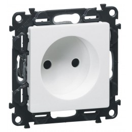 Панель лицевая Valena Life для силовой розетки 2К бел. Leg 754970