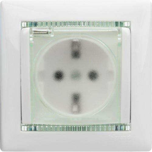 Рамка 1-м Valena бел./крис. Leg 774461