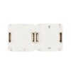 Розетка 2-м ОП Quteo 16А IP44 250В 2х2P+E с заземл. защ. шторки с крышкой бел. Leg 782323