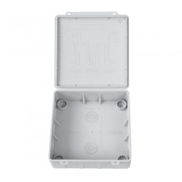 Коробка распределительная ОП 100х100х30 (HF) для прям. монтажа двухкомп. безгалоген. (уп.48шт) Промрукав 60-0302