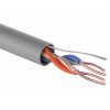 Кабель витая пара U/UTP 2х2х24AWG кат.5E solid CCA PVC сер. (м) PROCONNECT 01-0022-3