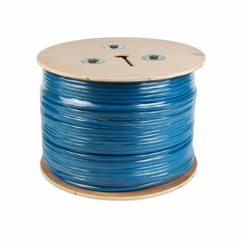 Кабель витая пара F/UTP 4х2х23AWG кат.6 solid CU PVC син. (м) Rexant 01-0147