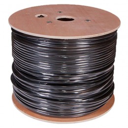 Кабель витая пара SF/UTP кат.5e 4х2х0.51 24AWG solid PE OUTDOOR медь наружн. прокл. черн. (м) Rexant 01-0344