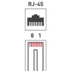 Разъем RJ45 8P8C кат.5E UTP (уп.100шт) PROCONNECT 05-1021-3