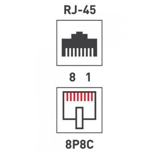 Джек компьютерный RJ45 (8P8C) кат.6 Rexant 05-1031-4
