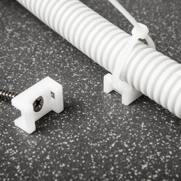 Площадка для крепления стяжки 22х16мм (ПС-2) бел. (уп.10шт) Rexant 07-2102-10