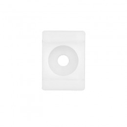 Площадка для крепления стяжки 22х16мм (ПС-2) бел. (уп.100шт) Rexant 07-2102