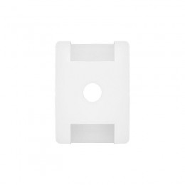 Площадка для крепления стяжки 22х16мм (ПС-2) бел. (уп.100шт) Rexant 07-2102